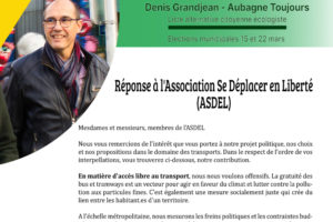 Aubagne Toujours détaille son programme  » Transport