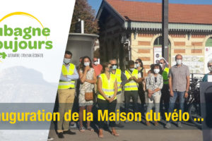 Inauguration de la Maison du vélo : le groupe écologiste, Aubagne Toujours souhaite une vie rayonnante et stimulante à ce nouvel équipement.