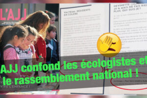 L’AJJ confond les écologistes et le rassemblement national ! ￼